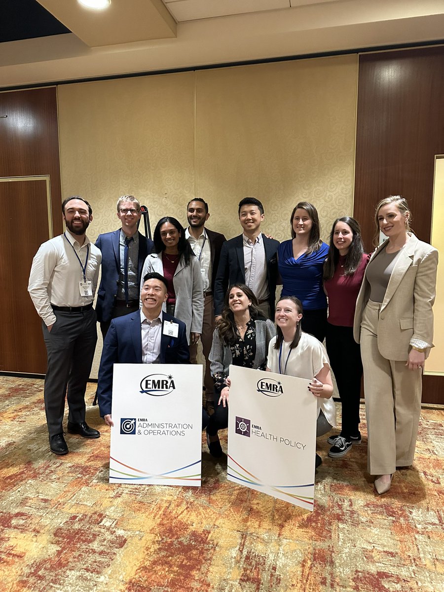 Grateful to catch up with old friends at ACEP23. Check out our panel discussion on ED boarding time on the <a href="/emresidents/">emresidents</a> website in the coming days! <a href="/ChristiB_MD/">Christi Brown, MD</a> <a href="/karanbains/">Karan Bains</a> <a href="/n_melucci/">Nick Melucci, DO MPH</a>