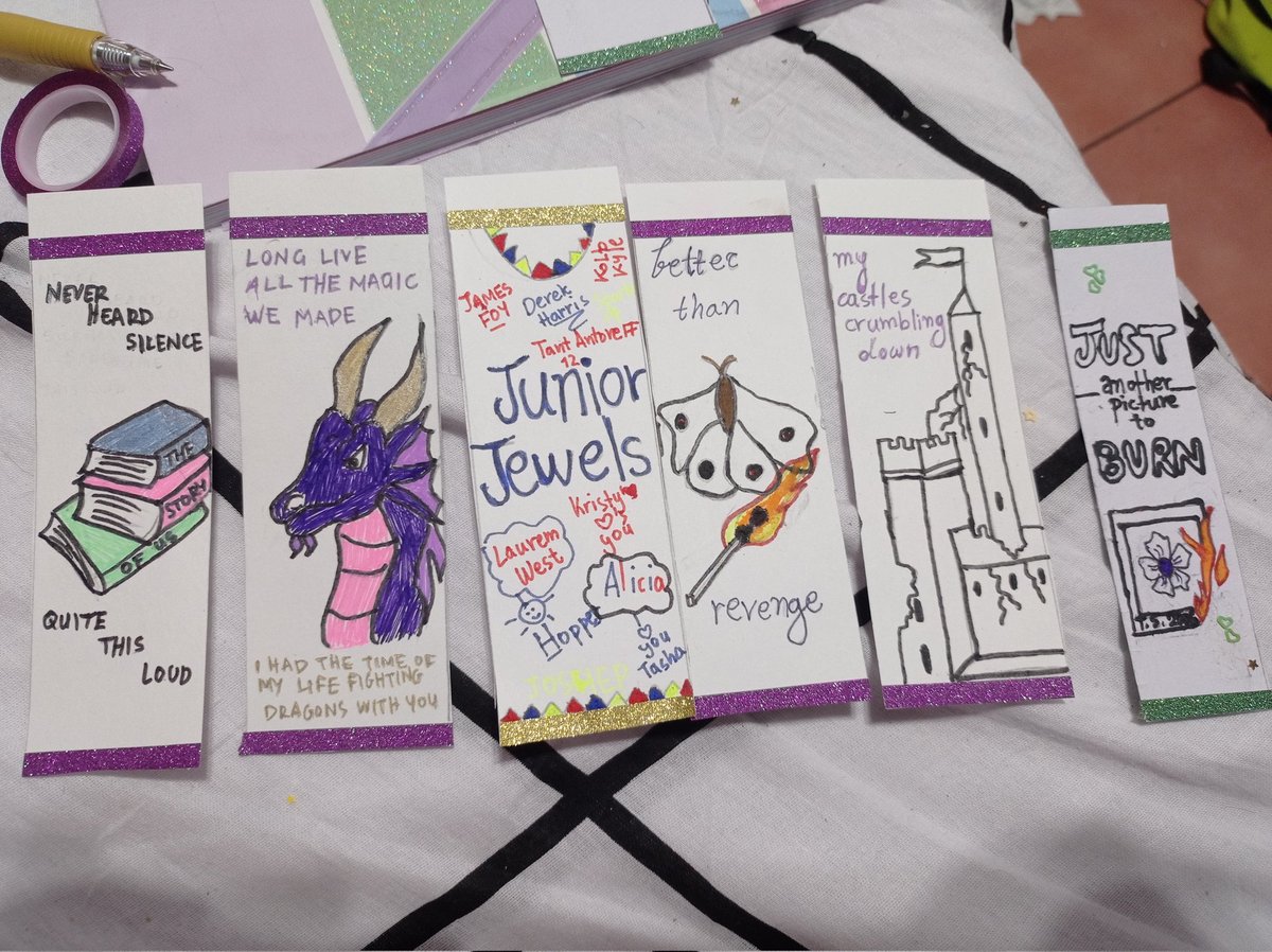 making Taylor Swift bookmarks to give my fellow swifties on Friday at the movies <a href="/taylornation13/">Taylor Nation</a> <a href="/taylorswift13/">Taylor Swift</a>