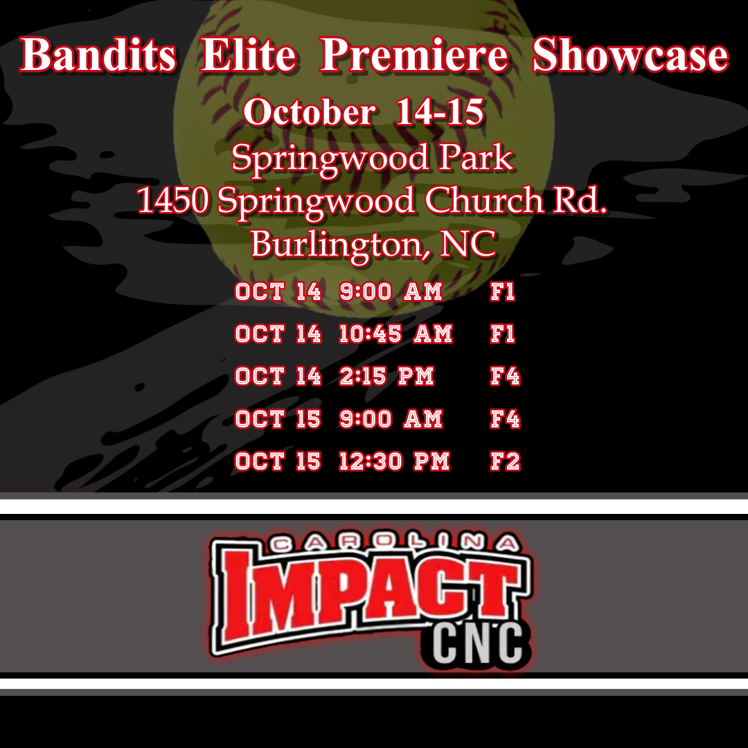 CNC_Impact's tweet photo. This weekend, catch us in Burlington at the Bandits Elite Premiere Showcase! #MakeAnImpact https://t.co/YiJ7D7grTF