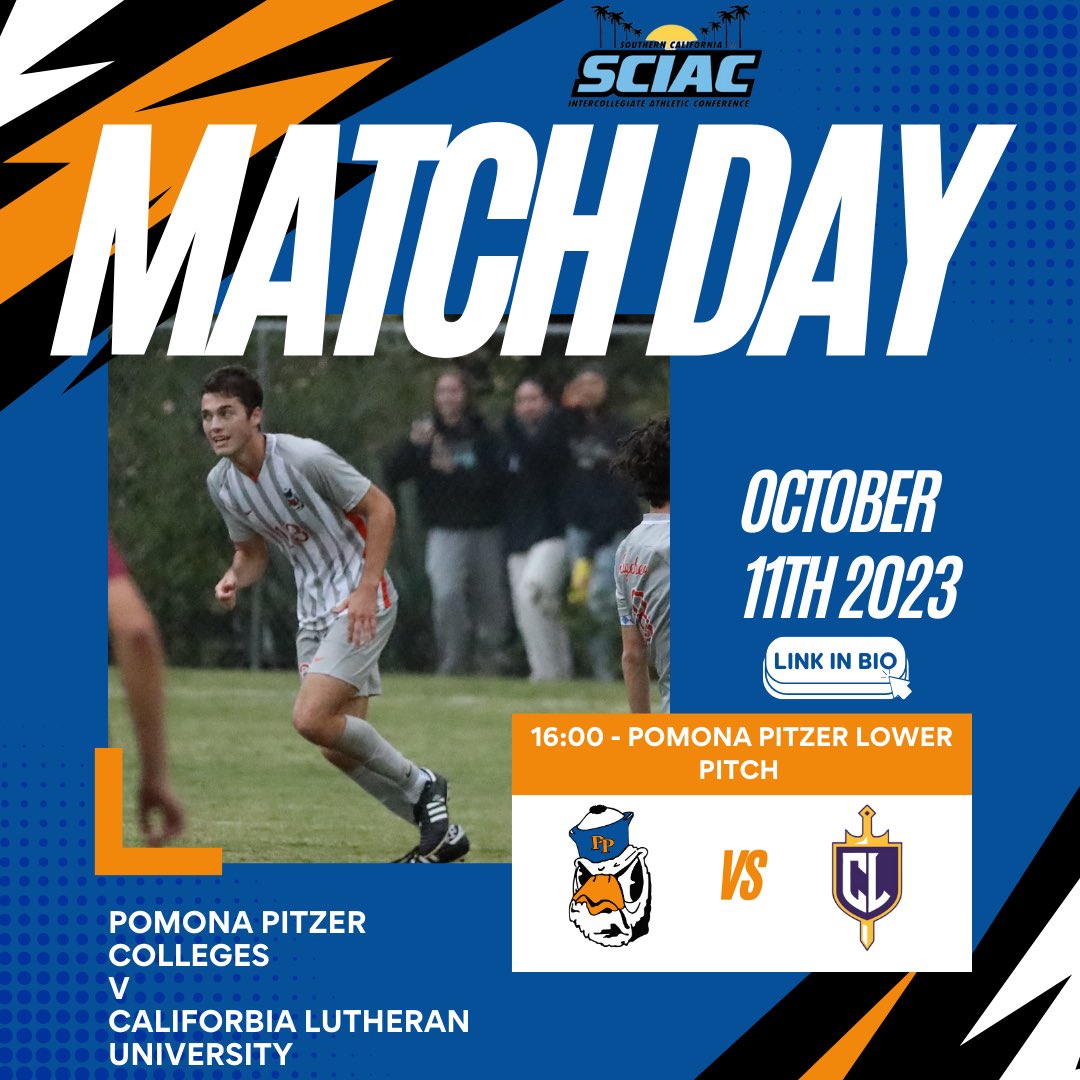 P_PMSOC's tweet photo. ‼️Match Day‼️ 
📍Pomona Pitzer Athletics 
     Soccer Pitch 
⏰16:00PST 
🆚 Cal Lu 
🔗Livestream link in bio(Insta) https://t.co/Dxkoiomnxy