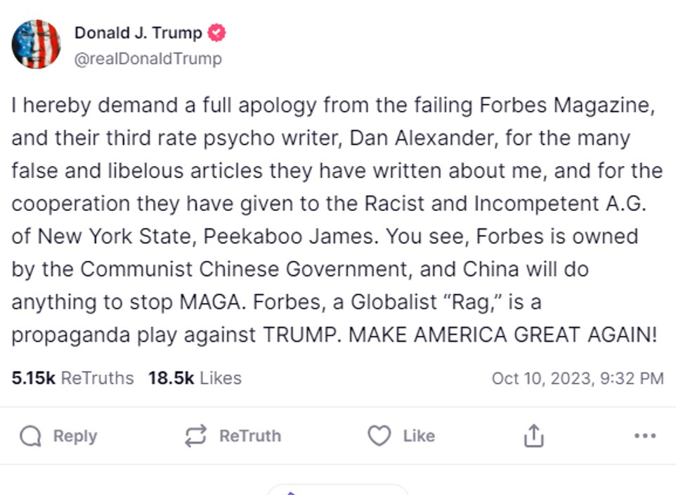 Hey @realDonaldTrump, if you want to point out a single false fact in any of the articles I've published about you--or in the book I wrote about you--feel free. In the meantime, I'm going to keep reporting--and carefully fact-checking every word I publish.