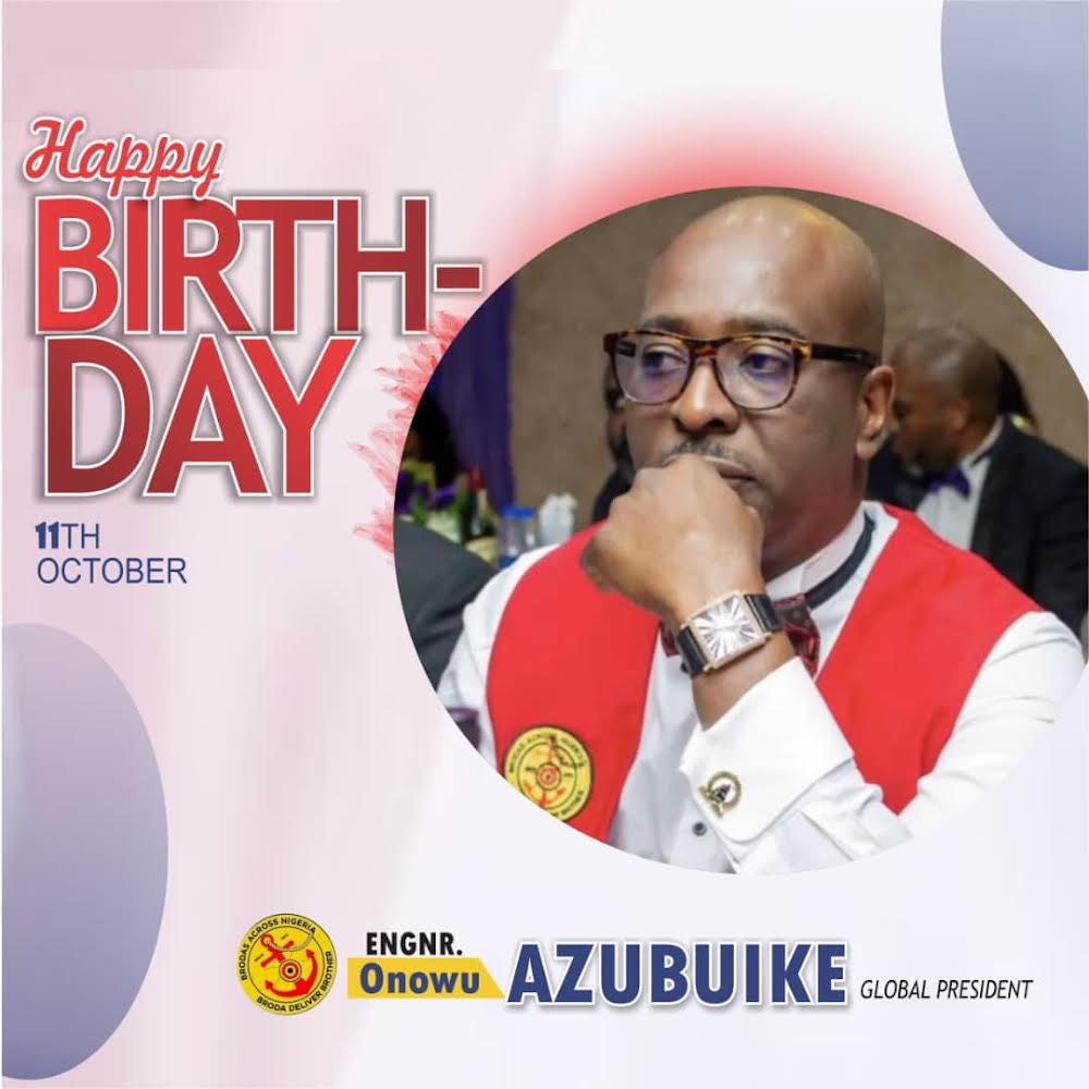 Obi2icez's tweet photo. Happy birthday Engr Azubike "Zubby" Onowu. 

An astute leader and gentleman par excellence. 

May this day be the beginning of many many good things to come and May the winds ever favour your sails... #GEBC #MVCD @banbchq https://t.co/rENJ6c0pBI