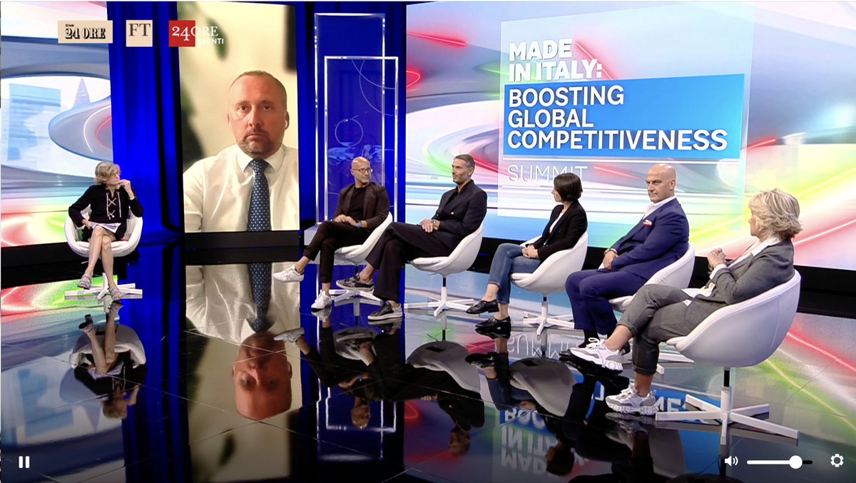 ftlive's tweet photo. At the #MadeInItalySummit, we're exploring the topic of sustainability in Italy's Fashion &amp; Luxury sector, discussing how industry leaders are paving the way to a greener future. https://t.co/AmQn2JBUN8