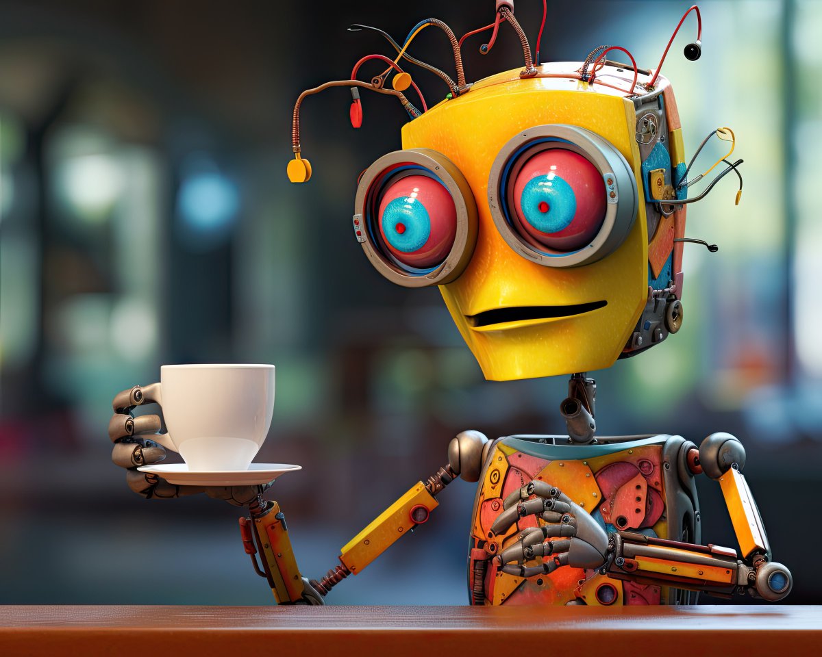 CommerceImplied's tweet photo. GM you awesome creative people !☕️👋
'GM Coffee Bot' available, edition of 1 for 3 Tezos
Have your morning ritual, cup of coffee
download a brownload & you're ready to go !
collect, or peruse other options at:
https://t.co/VrXLQQd2j8
#GM #CoffeeBot https://t.co/GzQnBjuKn4