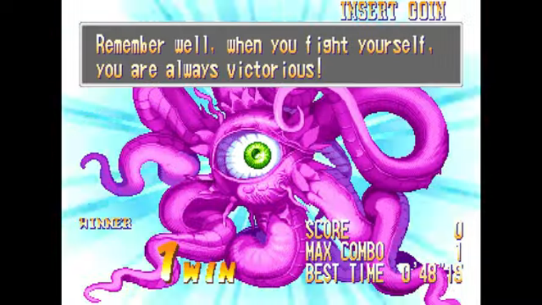 AThroway's tweet photo. Shuma Gorath (vs Self)-Marvel Super Heroes
https://t.co/MDCtL00bBS
Why didn't anyone tell me this game had mirror match quotes?!? https://t.co/2JAQoLQOwW