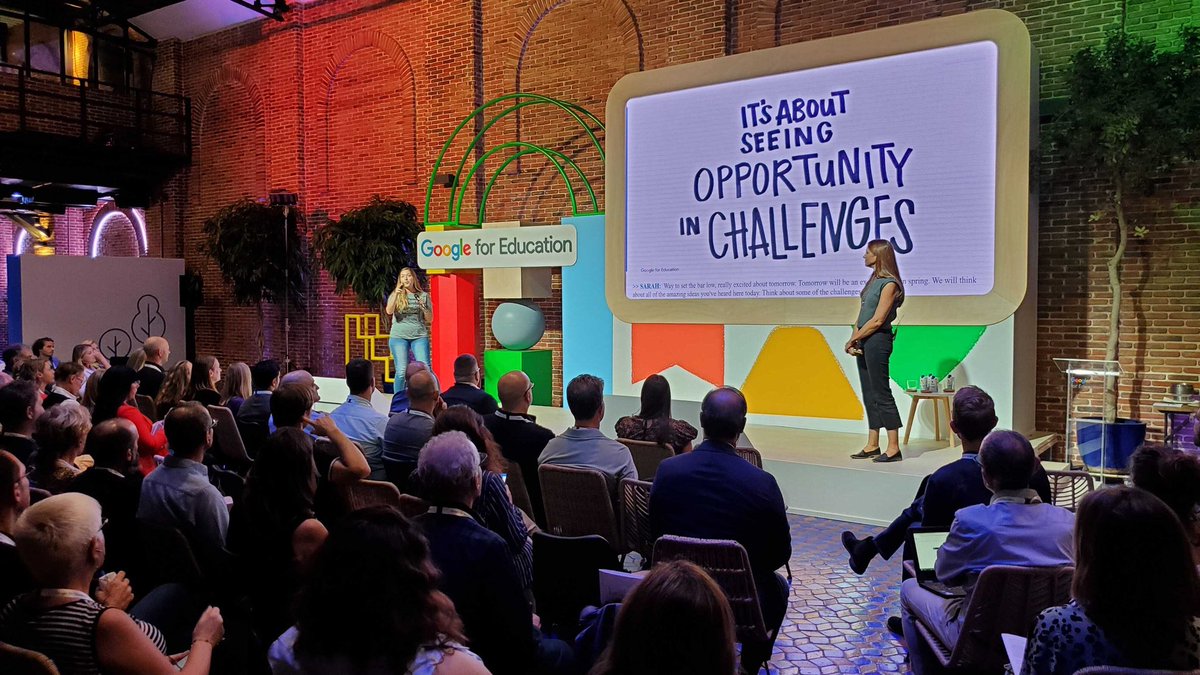 Our team is thrilled to be in Madrid with the Google for Education Future of Education Summit. We are working with education leaders across Europe &amp; the Middle East to discuss education #transformation and how new technology might enable better #teaching &amp; learning 🌎
