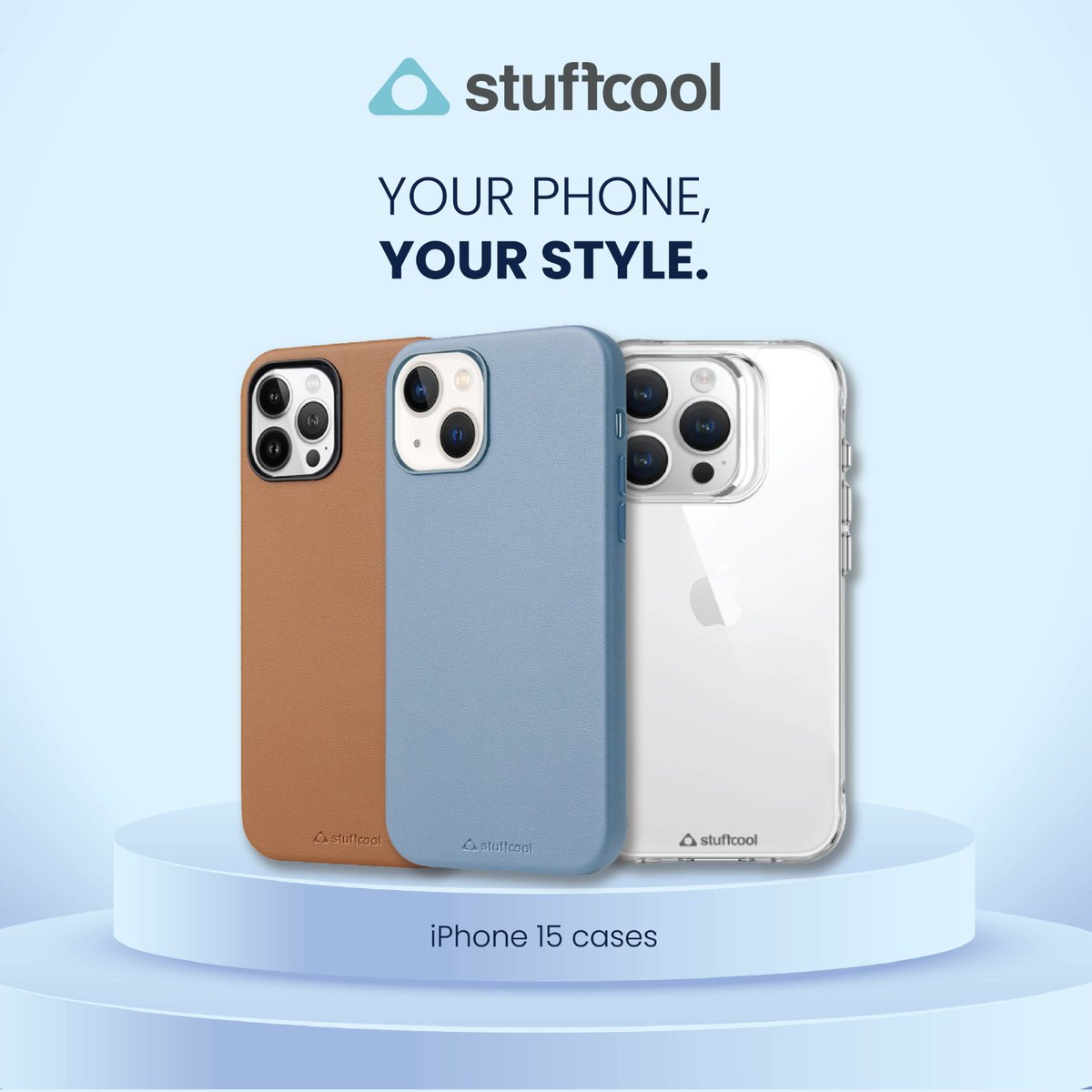 Stuffcool's tweet image. Express yourself with our trendy and protective phone cases for your new iPhone 15. 

Get yours here: rb.gy/vgtr3

#stuffcool #stuffcoolaccessories #wirelesscharger #fastcharging #fastestcharging #quickcharging #mustbuy #techaccessories