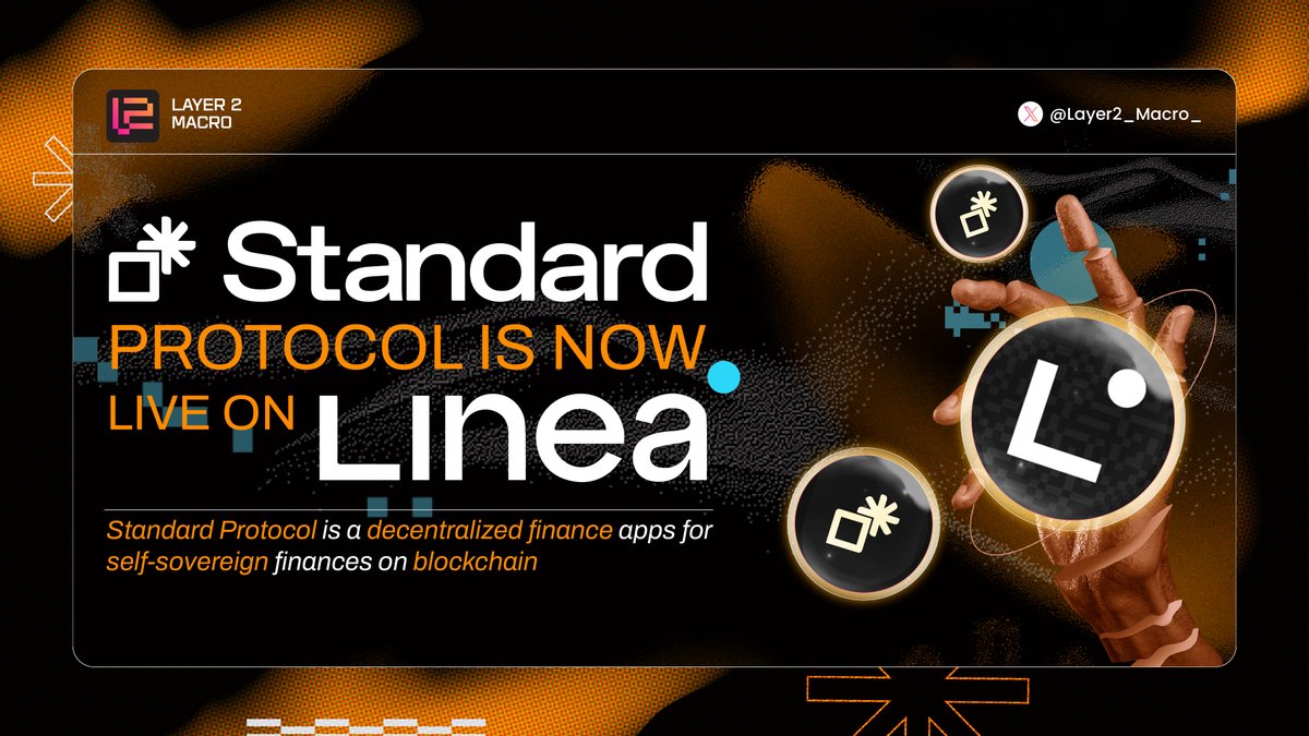 🚀 <a href="/standardweb3/">Standard</a> is live on <a href="/LineaBuild/">Linea.eth</a>!

Standard Protocol promotes fairness and transparency using blockchain.

It offers decentralized access to financial services and #DeFi solutions like DEX, lending, borrowing, yield farming, and more.

Share your insight 👇

#Layer2_Macro_