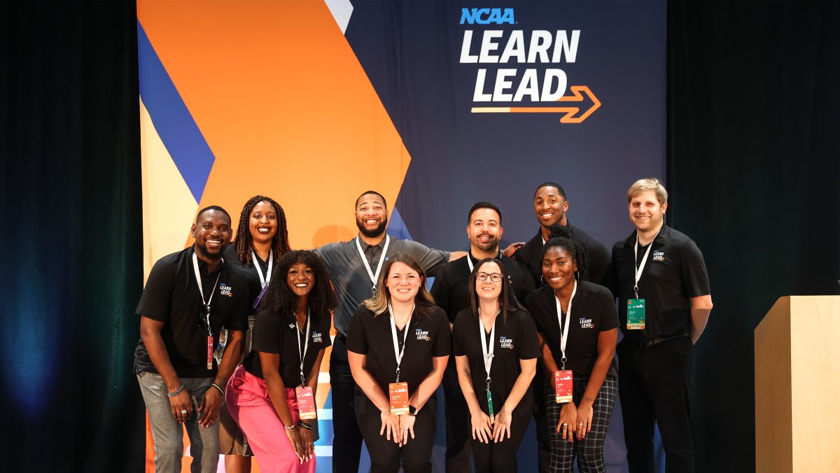 NCAA's tweet photo. The Career in Sports Forum Facilitator application is now OPEN! Join us as we support and propel our student-athletes into their careers in athletics! 🚀

#NCAALearnLead | https://t.co/25ApDc1qx0 https://t.co/5AeBJutSvl