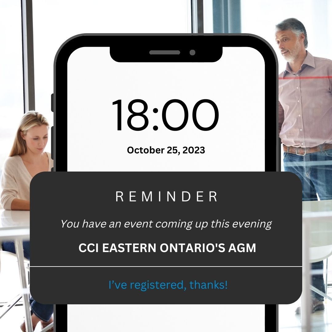 Will we be seeing you at CCI Eastern Ontario's AGM?👀

We're not far from it, it will be right around the corner before you know it!

Drop a comment and let us know if you will be attending!👇

#cci #ccieasternontario #ottawa #kingston #cornwall #ontario #condo #condos