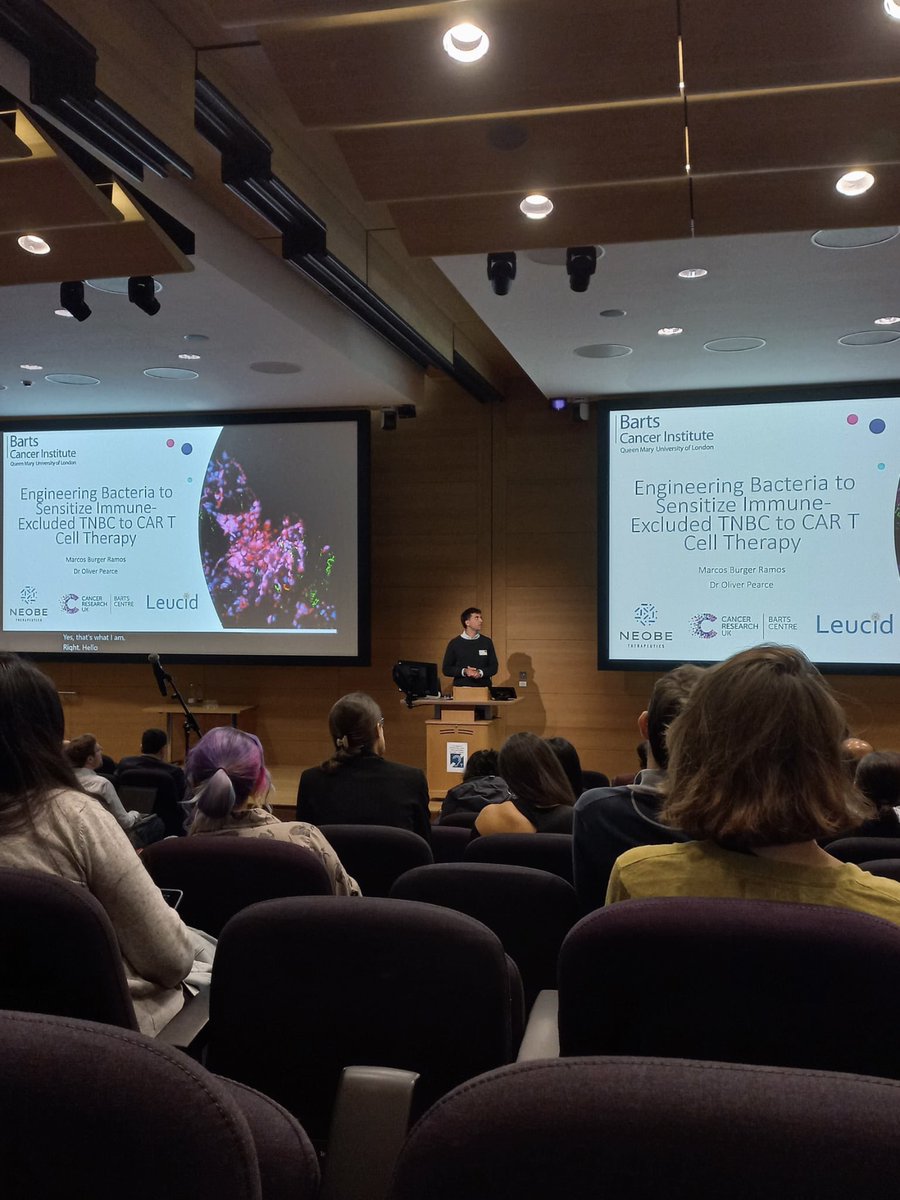 Pearce Lab (@pearce_lab) on Twitter photo Well done to our PhD students <a href="/LudoTarantola/">Ludovica Tarantola</a> and <a href="/m_burgerramos/">Marcos Burger Ramos</a> for presenting their posters and giving a flash talk at this year’s #CrickCancerConf <a href="/TheCrick/">The Francis Crick Institute</a>! Well done to our PhD students <a href="/LudoTarantola/">Ludovica Tarantola</a> and <a href="/m_burgerramos/">Marcos Burger Ramos</a> for presenting their posters and giving a flash talk at this year’s #CrickCancerConf <a href="/TheCrick/">The Francis Crick Institute</a>!