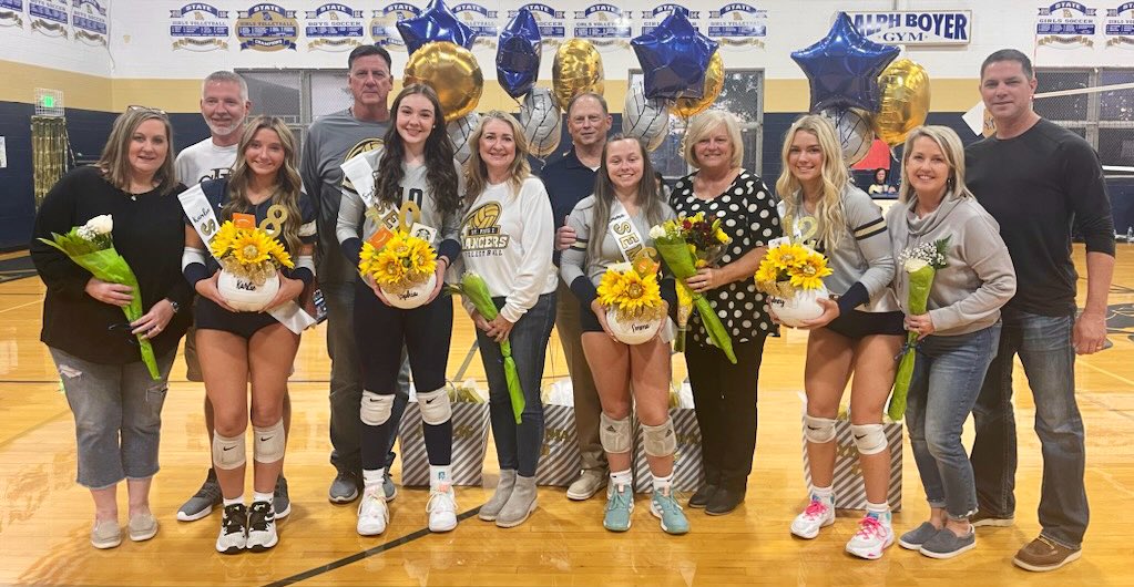 St. Pius X Girls Volleyball (@stpxgirlsvball) on Twitter photo We ❤️ our Seniors! Great night celebrating our 4 seniors and their families. Last home regular season match >JCAA Small School Conference Champs! #lancerpride #lancerforlife <a href="/MyMoInfoSports/">KTJJ/KREI Sports</a> <a href="/myleaderpaper/">Leader Publications</a> We ❤️ our Seniors! Great night celebrating our 4 seniors and their families. Last home regular season match >JCAA Small School Conference Champs! #lancerpride #lancerforlife <a href="/MyMoInfoSports/">KTJJ/KREI Sports</a> <a href="/myleaderpaper/">Leader Publications</a>