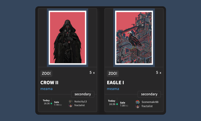 Meama_art's tweet photo. OMG!!
2 secondary sales 🔴 LFG 🤘🏻
thank u so much dear @fractalist3d 

congrats to 🥂 🔥
@nutscity13 
@scenemakr88 https://t.co/9dxwxfstga