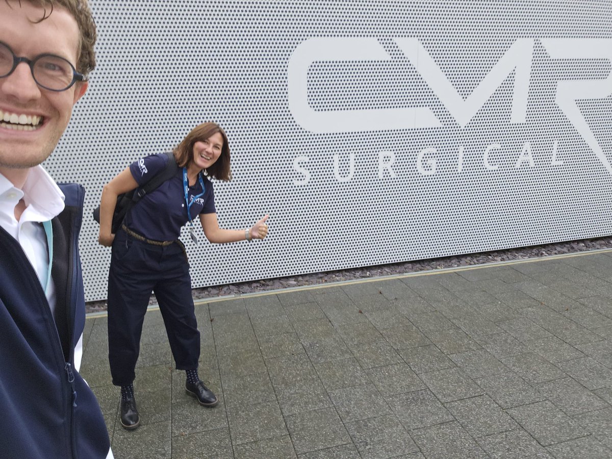 Great to welcome @DavoClaire to #TeamCMR @CMRSurgical 
We’re looking forwards to transforming surgery in #London 🦾🦾