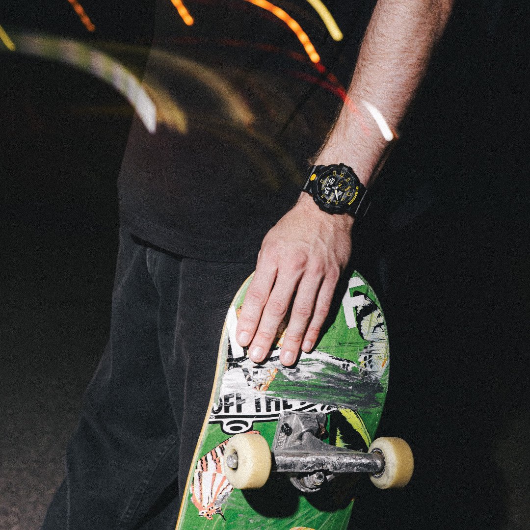 GShock_US's tweet photo. CAUTION ⚠️ YELLOW! ⚠️ There’s nothing to fear here.
Challenge the limits with G-SHOCK’s newest timepiece. Available now: https://t.co/Y0jURYNebD
⌚️: GWB5600CY-1, GAB2100CY-1A, GA100CY-1A, GA700CY-1A
#GSHOCK #gshockwatch #CAUTIONYELLOW https://t.co/X3nGfjUP5J