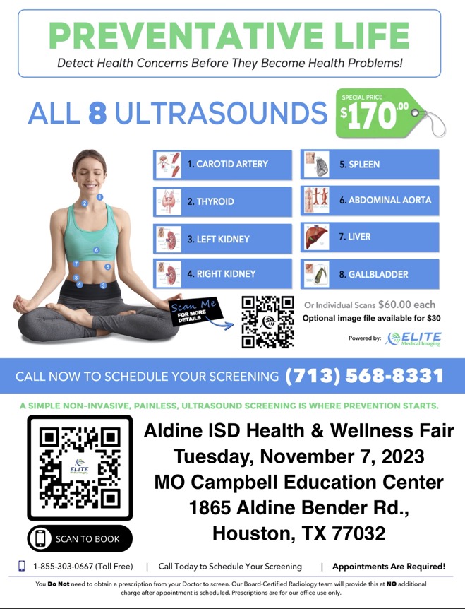 AldineISD's tweet photo. 🌟 Calling all Aldine residents! 🌟 Mark your calendars for Nov 7, 8-4 at M.O. Campbell Center for the Wellness Fair! Let's dive into a day of self-care, from body to mind to wallet! Embrace the journey to a healthier YOU! Let's make November 7th a date to remember! #MyAldine https://t.co/HjkTI7MXWA