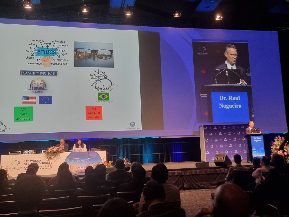 <a href="/RaulNogueiraMD/">Raul G Nogueira, MD, FAHA, FSVIN</a> receiving the WSO presidental award for his tremendous contribution to #stroke #thrombectomy. 
His lecture had everything and was a motivational masterpiece to fight against the burden of stroke. A neurovascular giant and the most deserved recipient.
👏🙏💪🧠♥️