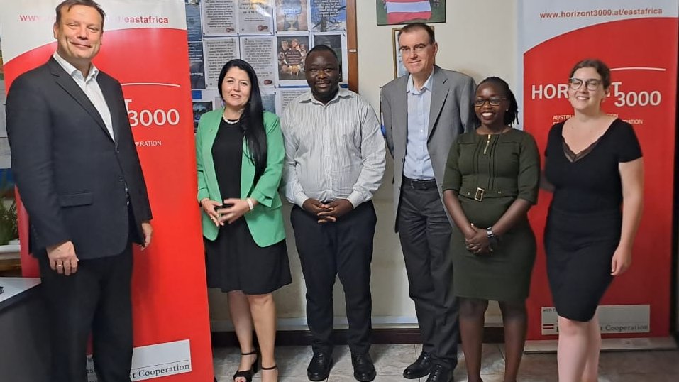 H3000EastAfrica's tweet photo. It was a pleasure hosting Ambassador Dr. Andreas Liebmann-Holzmann of @MFA_Austria  , Dr. Walter Ehmeir of @AustrianDev, and  @Dr_KatjaK of @ADCinUganda  to share and discuss how our strategy implementation is progressing in the East African region. https://t.co/sUTiSDLCf5
