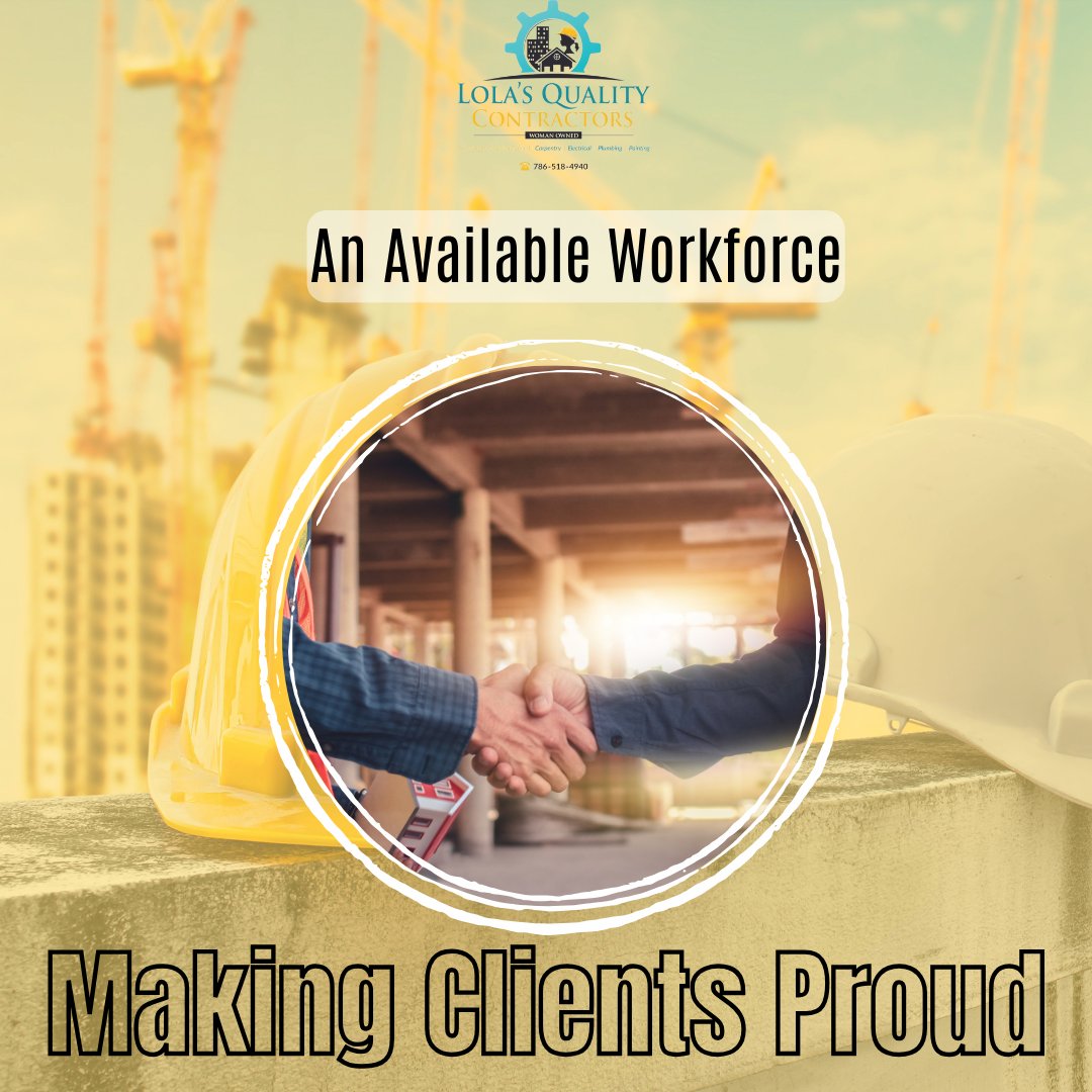 Lolasqualityco1's tweet photo. Crafting Excellence, Making Clients Proud!  Discover why Lola's Quality Contractors is your trusted choice for top-notch construction services. 

#lolathebuilder #building #builders #plumbingfl #electricalservices #plumbing #carpentry #womeninhelmets #buildingfl https://t.co/QY695Lhrja