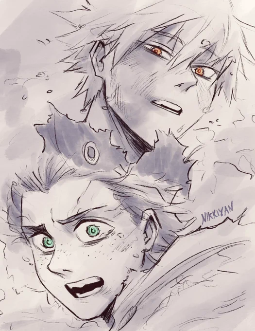 OMG I drew so fast!!! #bkdk #MHA403 