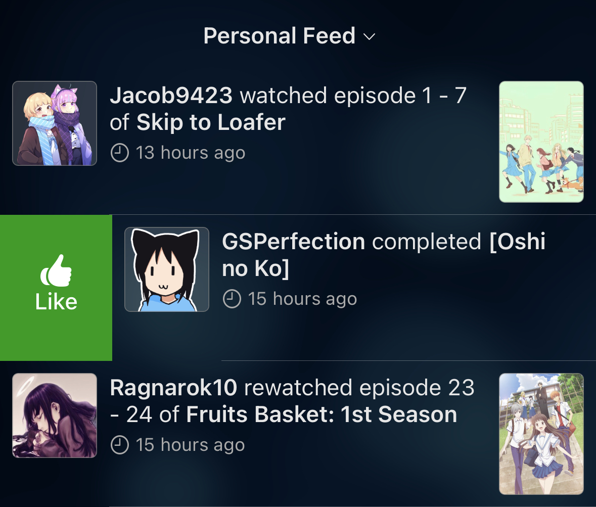 MyAniList tweet media