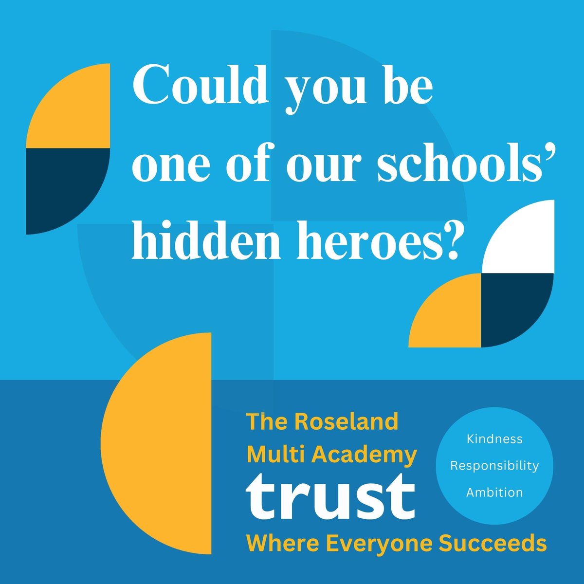 roselandtrust's tweet photo. We’re recruiting a dynamic team of dedicated governors to help us give our students an outstanding education and set them up for a fulfilling future.

Find out more: Email our Governance Professional, at info@theroseland.co.uk or, head to
https://t.co/C3wtEDIwXq
#Governance https://t.co/lwBKEkMMOO