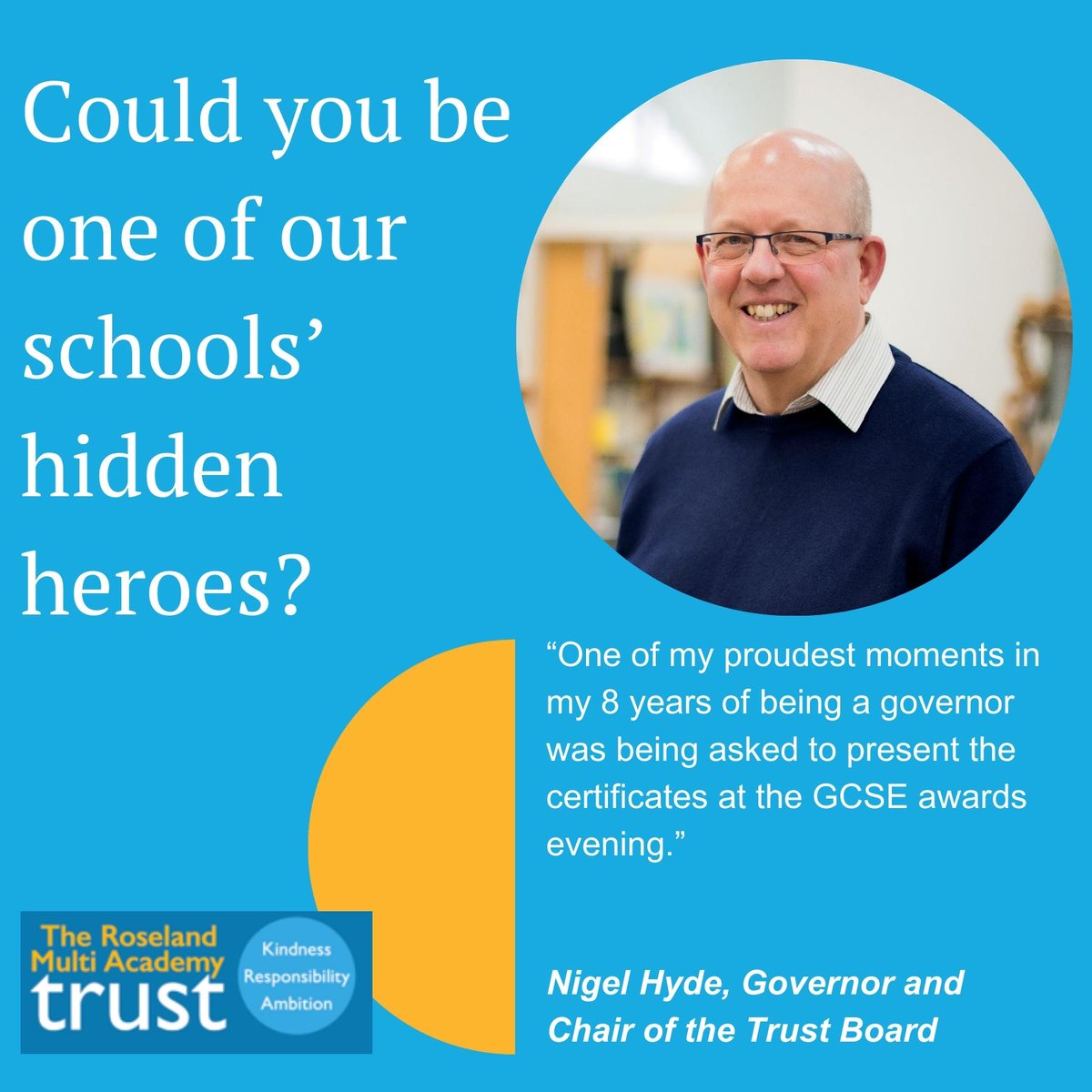 roselandtrust's tweet photo. We’re recruiting a dynamic team of dedicated governors to help us give our students an outstanding education and set them up for a fulfilling future.

Find out more: Email our Governance Professional, at info@theroseland.co.uk or, head to
https://t.co/C3wtEDIwXq
#Governance https://t.co/lwBKEkMMOO