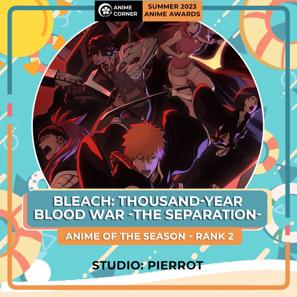 BLEACH: Thousand-Year Blood War Tops Summer 2023 Anime Ranking in Week 7 -  Anime Corner