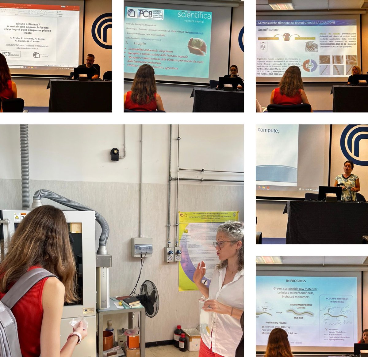 🧑‍💼Lucilla Mazzeo, delflow &amp; scouting analyst di <a href="/ScientificaVC/">Scientifica</a> ha aperto il Sapiens Day che si è tenuto oggi all’#Ipcb_Cnr.
Attraverso gli elevator pitch, ricercatori e tecnologi di IPCB hanno presentato le traiettorie tecnologiche per il passaggio dall’idea al mercato.