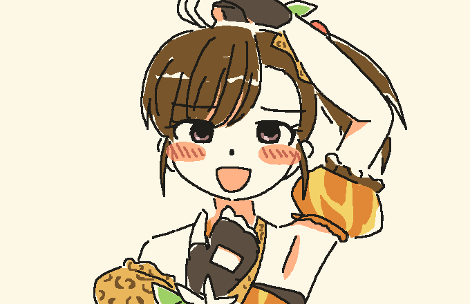 「」|⌒ ⌢のイラスト