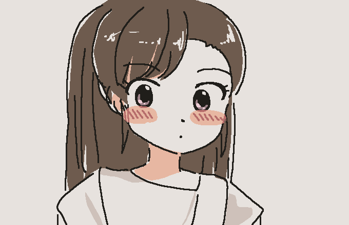 「」|⌒ ⌢のイラスト