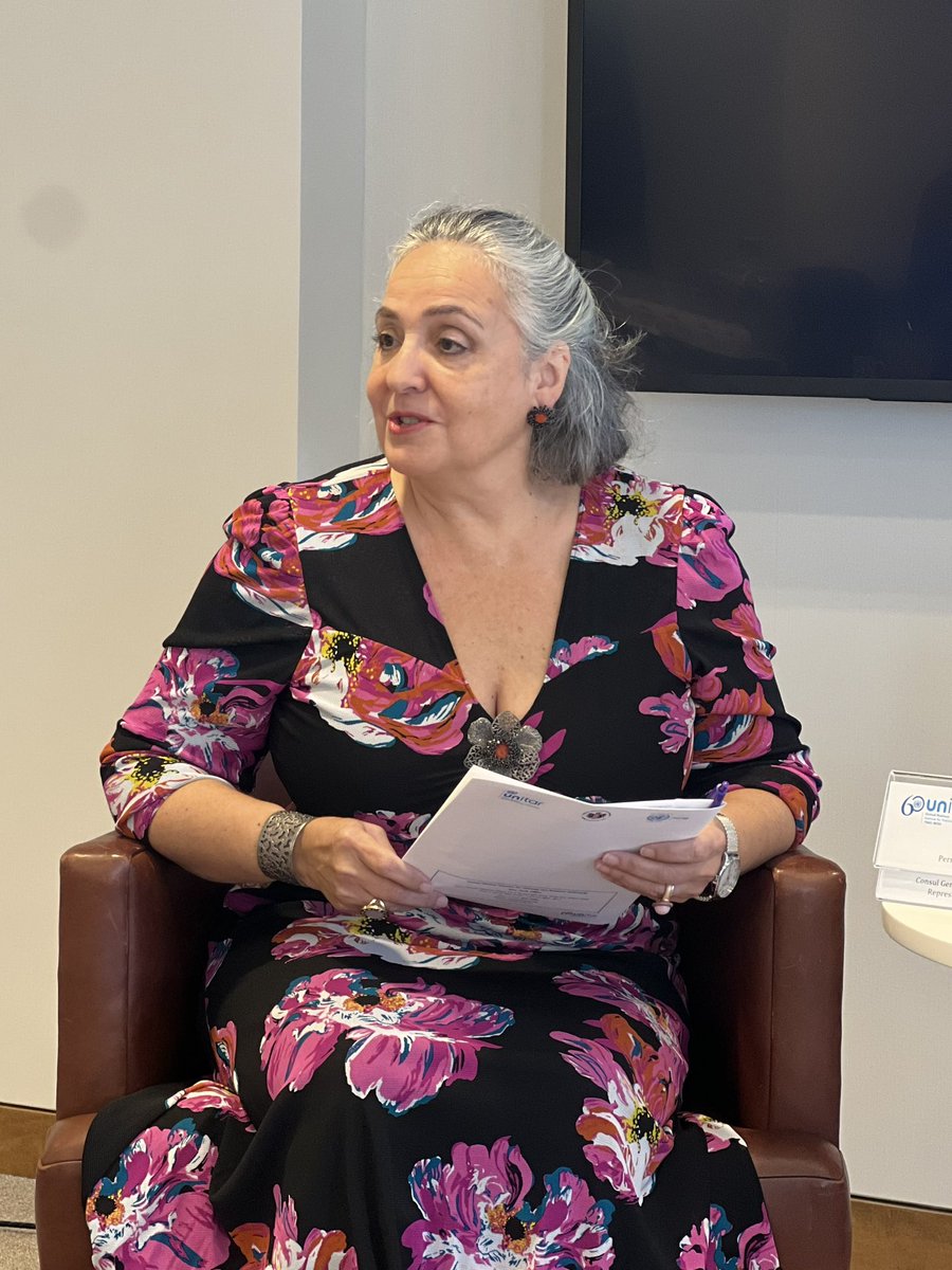 UNITAR_NYO's tweet photo. H.E. Amb. Isabelle Picco, Permanent Representative of Monaco to the UN, delivers welcoming remarks alongside Ms. Ashley Bernhard, Founder of Haven Hill and Chief of Diplomatic Spouse Career Group 🇲🇨🇺🇳

@Monaco_ONU @havenhillllc @SCProcedure https://t.co/evOPEbWb19