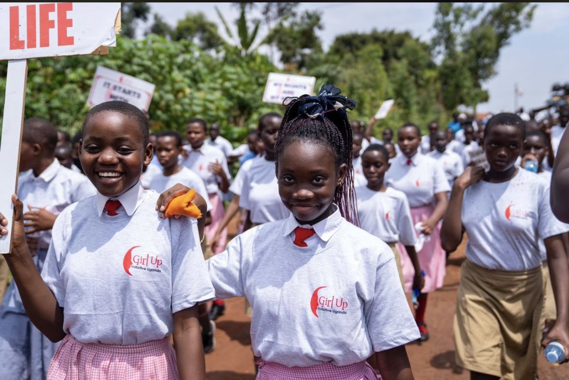 Annnddddd it’s a wrap! 🥳 Today has been beautiful ☺️ Celebrating #IDG2023 with these little girls reminded me so much of my little self. Cc: @GirlUpUganda