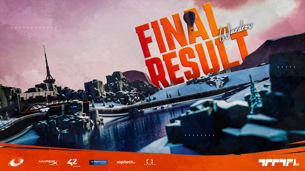 #Trackmania 🏎️

This race has been more difficult than expected for our pilot at this <a href="/TMFormulaLeague/">Trackmania Formula League</a> season 6 🙃

<a href="/Wardrov_tm/">Wardrov</a> (div1)
Qualif : 12
Race : out
Overall Standings : 44

We are still behind you little Phoenix for the next race 💪

🗺️ by <a href="/Krull0r/">Krull0r</a>

#WeAreOneFBX