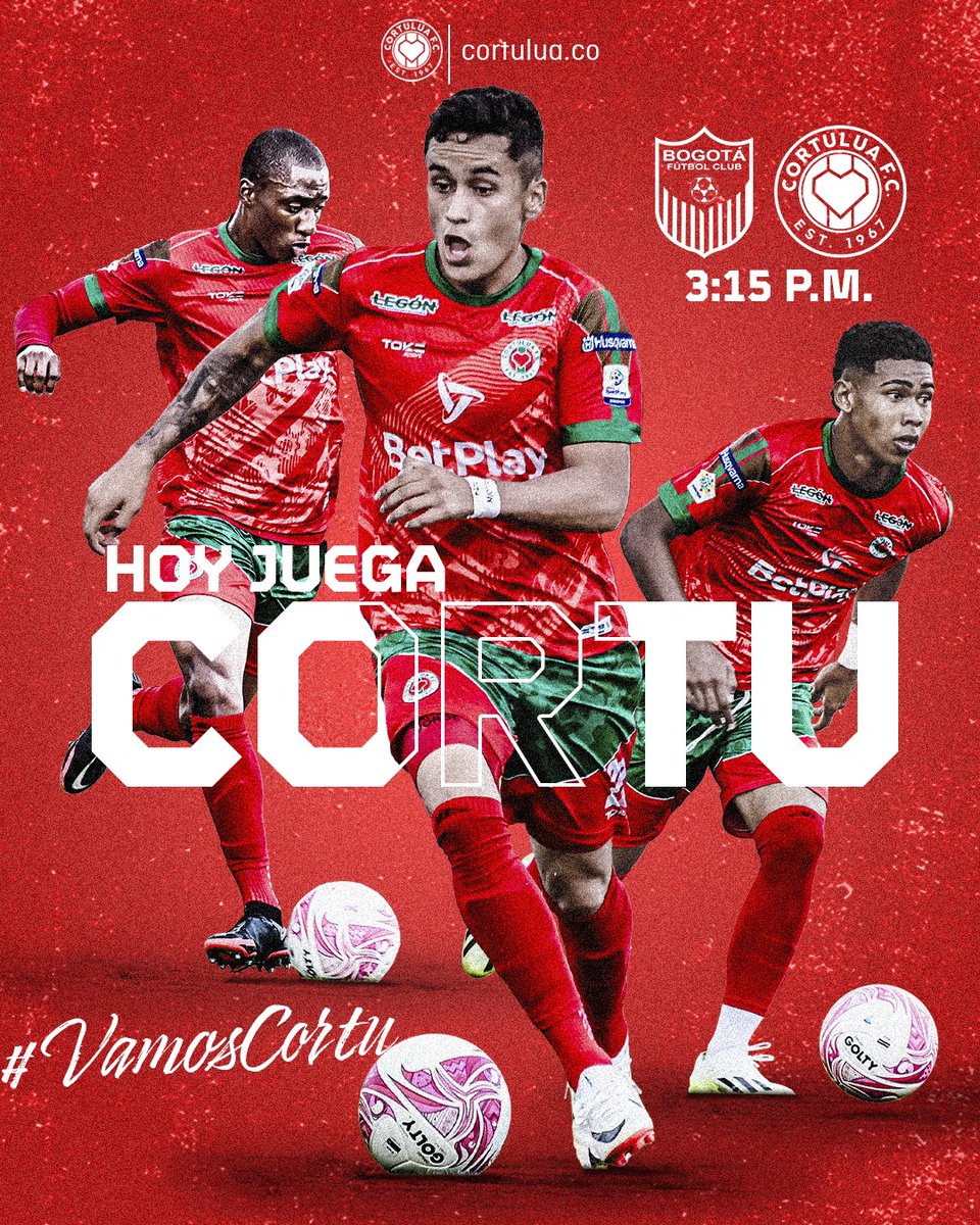 Hoy juega Nuestro Equipo Corazón…
¡VAMOS CORTU! 
.
#cortuluá #equipocorazón #fútbol #colombia #porlaexcelencia 
❤️💚🤍