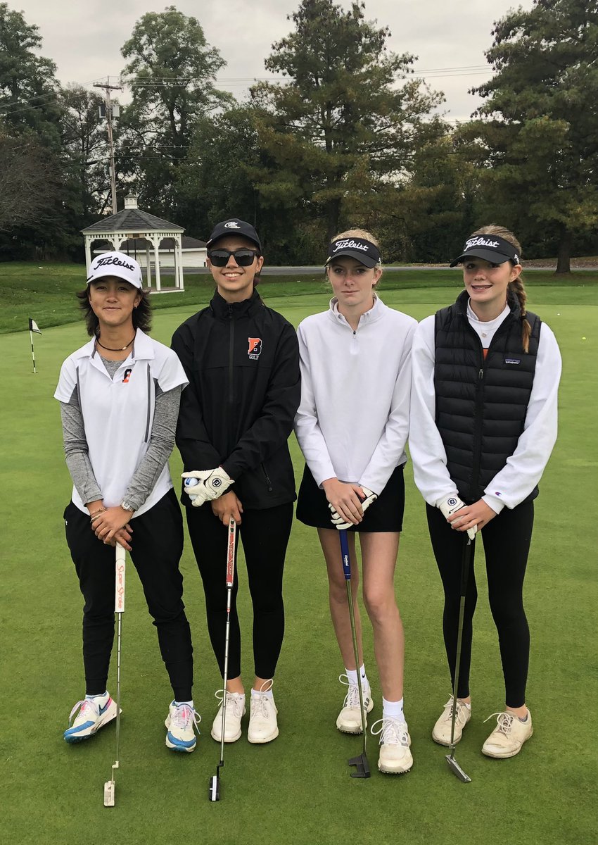 Good luck to the girls’ varsity golfers competing in the Sectionals today at the The Edison Club. ⛳️🦅<a href="/BCSDAthletics/">BC Eagle Athletics</a>