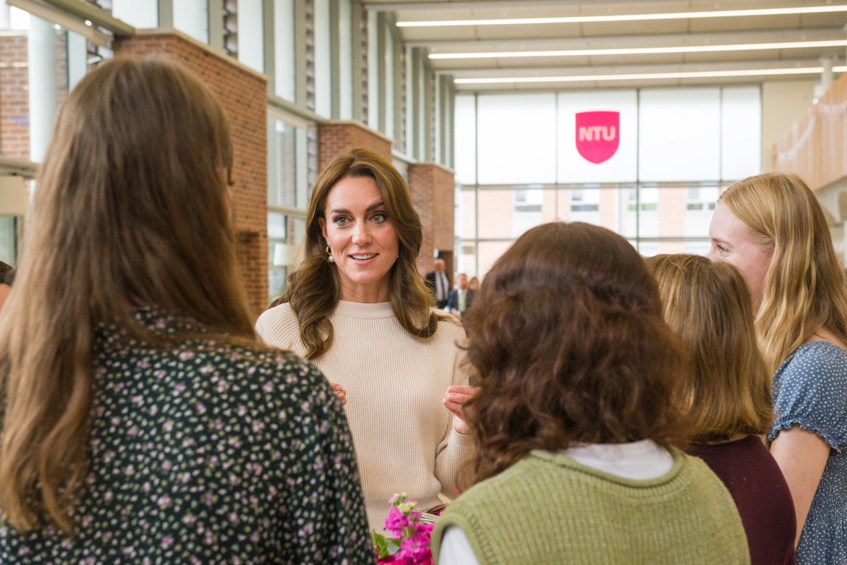 Nottingham Trent University (@nottmtrentuni) on Twitter photo 💚 We were delighted to welcome the Princess of Wales to our Clifton Campus this morning as part of a series of engagements across the country to mark #WorldMentalHealthDay.
<a href="/KensingtonRoyal/">The Prince and Princess of Wales</a> 💚 We were delighted to welcome the Princess of Wales to our Clifton Campus this morning as part of a series of engagements across the country to mark #WorldMentalHealthDay.
<a href="/KensingtonRoyal/">The Prince and Princess of Wales</a>