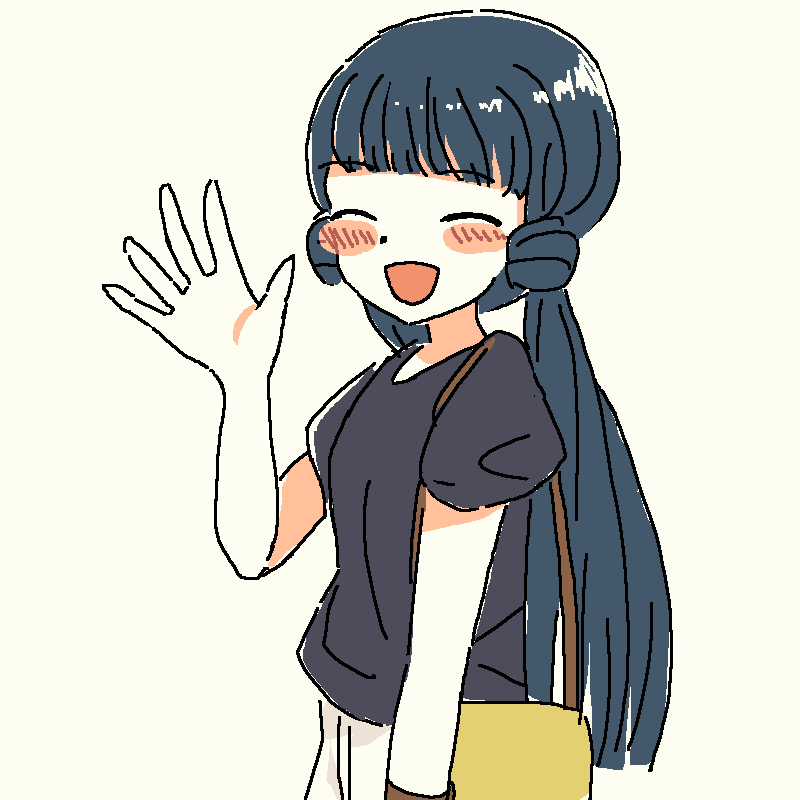 「」|⌒ ⌢のイラスト