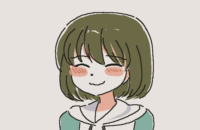 「」|⌒ ⌢のイラスト