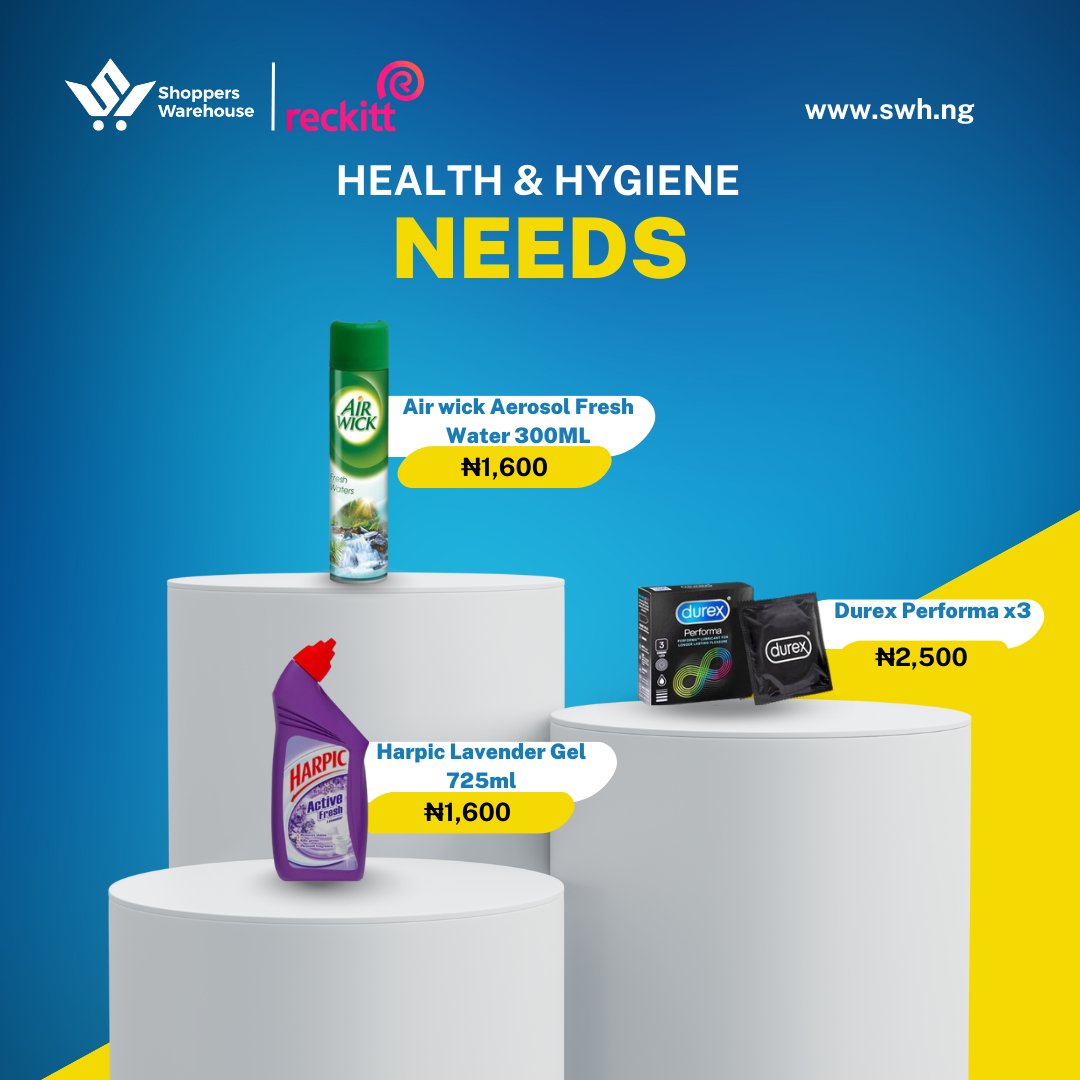 shoppers_swh's tweet photo. Embrace the elegance of Reckitt &amp; Hygiene Needs. Discover a world of premium products that elevate your everyday routine.

Visit our website: https://t.co/SrXJ24zcY4 to shop

#reckittandhygiene #internaltionalgirlchildday #reckitt #Hamas #shopnow #marketplace #WillSmith https://t.co/lLzcINlqZ2