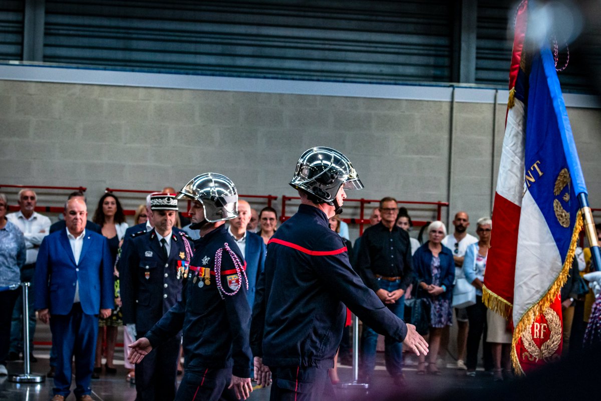 SDIS44's tweet image. #Inauguration | 🚒🤝Inauguration lundi dernier du nouveau centre de secours de Pornic, mutualisé avec le centre d'intervention routier.
l’occasion également du passage de commandement entre le Capitaine Jérôme Langlois et le Lieutenant Rémi Lavoquer.
-
📸V.LE COMTE-SDIS44
