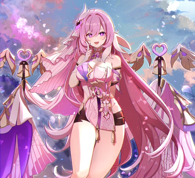 #まいにちエリシア Day1.  「最近、楽園のみんなが私を見かけると何かを隠そうとしたりソワソワしてる気がするの。 うふふ きっとこれから楽しいイベントが始まるんでしょうね」