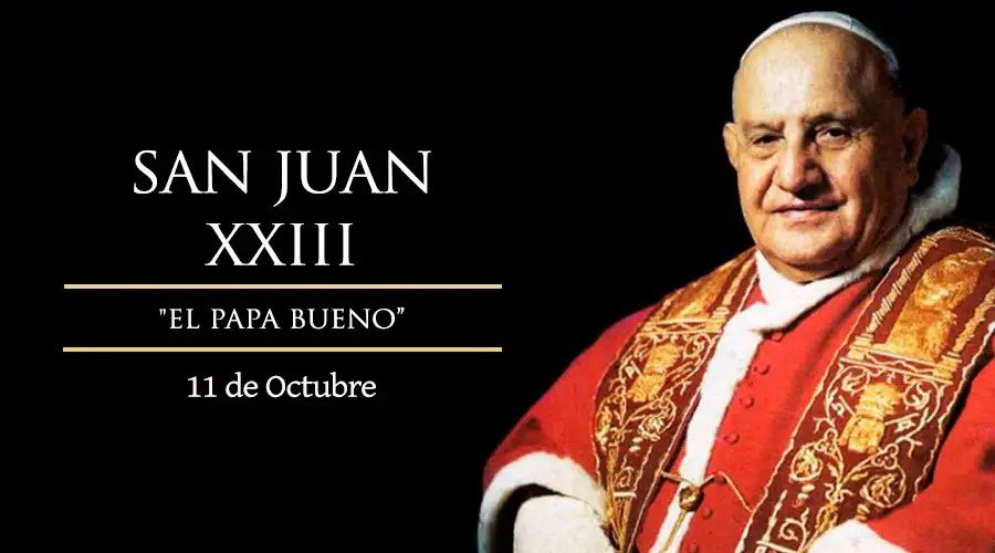 Hoy celebramos a San Juan XXIII, el Papa que convocó el Concilio Vaticano II, un hito en la historia de la Iglesia que promovió la apertura y el diálogo. Su legado perdura como un faro de reforma y modernización en la Iglesia Católica. 🙏🕊️ #SanJuanXXIII #ConcilioVaticanoII