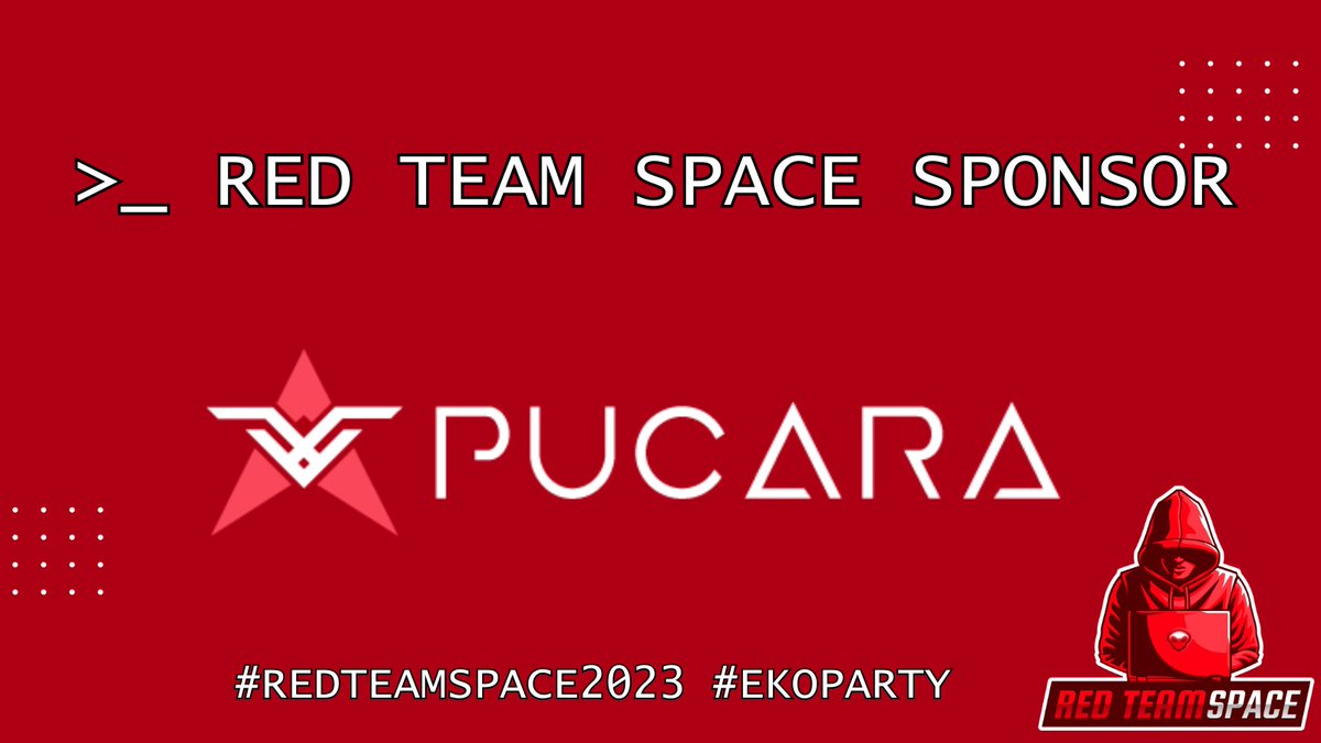 redteamspace's tweet photo. 🩷 Bienvenido @pucara cómo sponsor del Red Team Space de la @ekoparty 2023. Pucara Cybersecurity empresa de vanguardia en ciberseguridad completa, proveyendo servicios con una mirada única, combinando la ciberseguridad defensiva y ofensiva con reducción de riesgos automatizados. https://t.co/dY9jbssHza