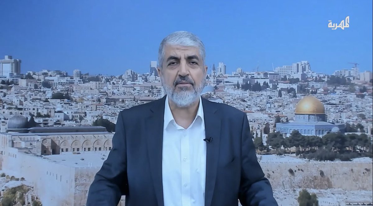 hoje_no's tweet photo. Khaled Mashal, um dos fundadores do grupo terrorista palestino Hamas, fez um pronunciamento hoje ordenando que nesta sexta-feira, 13, todos os islâmicos no mundo iniciem uma Jihad contra todos os judeus que encontrarem nas ruas, e que se convertam em mártires pelo Hamas.

Pediu também aos Talibãs que venham em auxílio do grupo terrorista palestino Hamas.