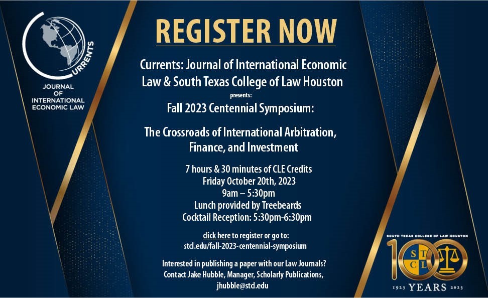 CIARB-NAB Fellow Denise Ereka Peterson is presenting and moderating the panel on the Singapore Convention at the October 20, 2023 Journal of International Economic Law Convention. More information here: stcl.edu/academics/law-…

#ciarb #ciarbnab #adr #arbitration
