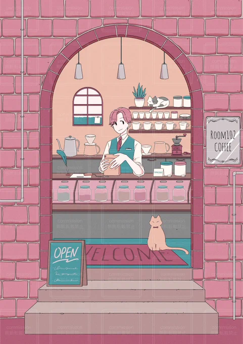  #喫茶の壁()