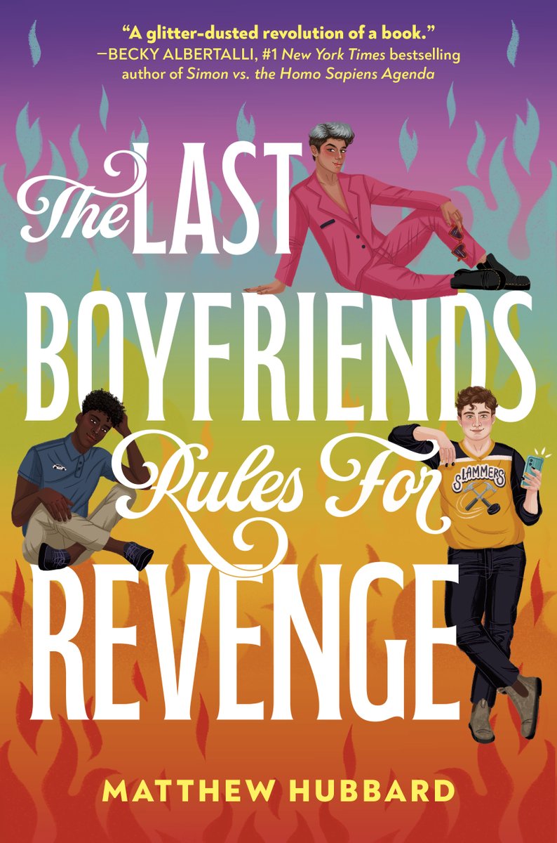 COVER REVEAL🏳️‍🌈🔥 THE LAST BOYFRIENDS RULES FOR REVENGE coming 4.30.24 from @GetUnderlined! Teens in Alabama get revenge on their exes & start a rebellion against their anti-LGBTQ+ school. Join the revolution: Preorder getunderlined.com/books/733863/t… GR goodreads.com/book/show/1987… #booktwt
