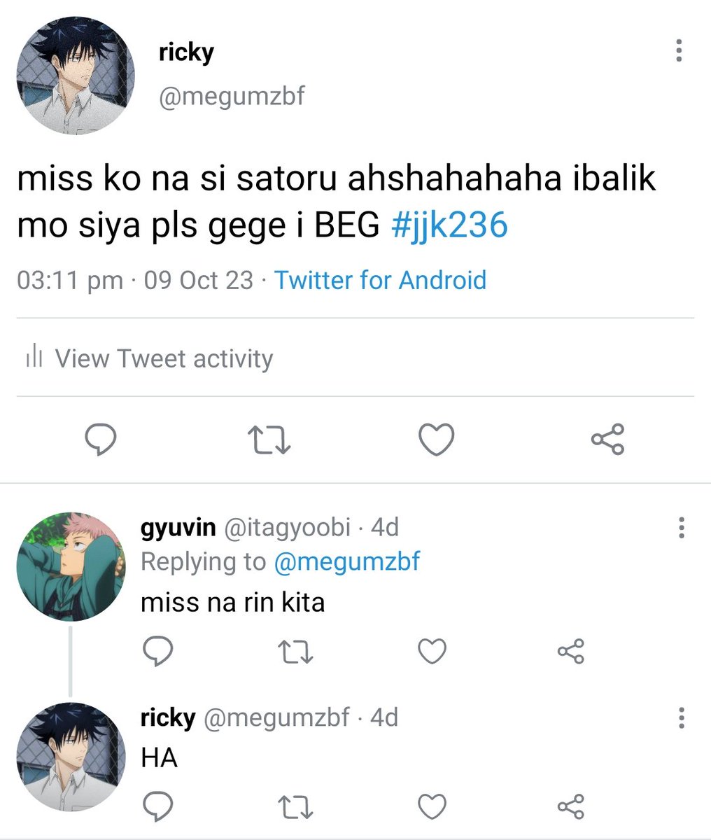 kikufukuz's tweet image. chapter 236,

a mini #gyuri / #shimkongz au wherein exes gv and rk were crying on the tl over a specific anime character