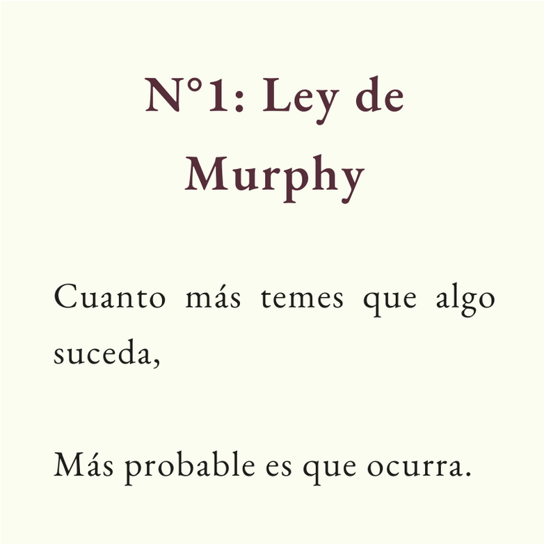 Las 5 leyes más famosas del mundo: 1. Ley de Murphy